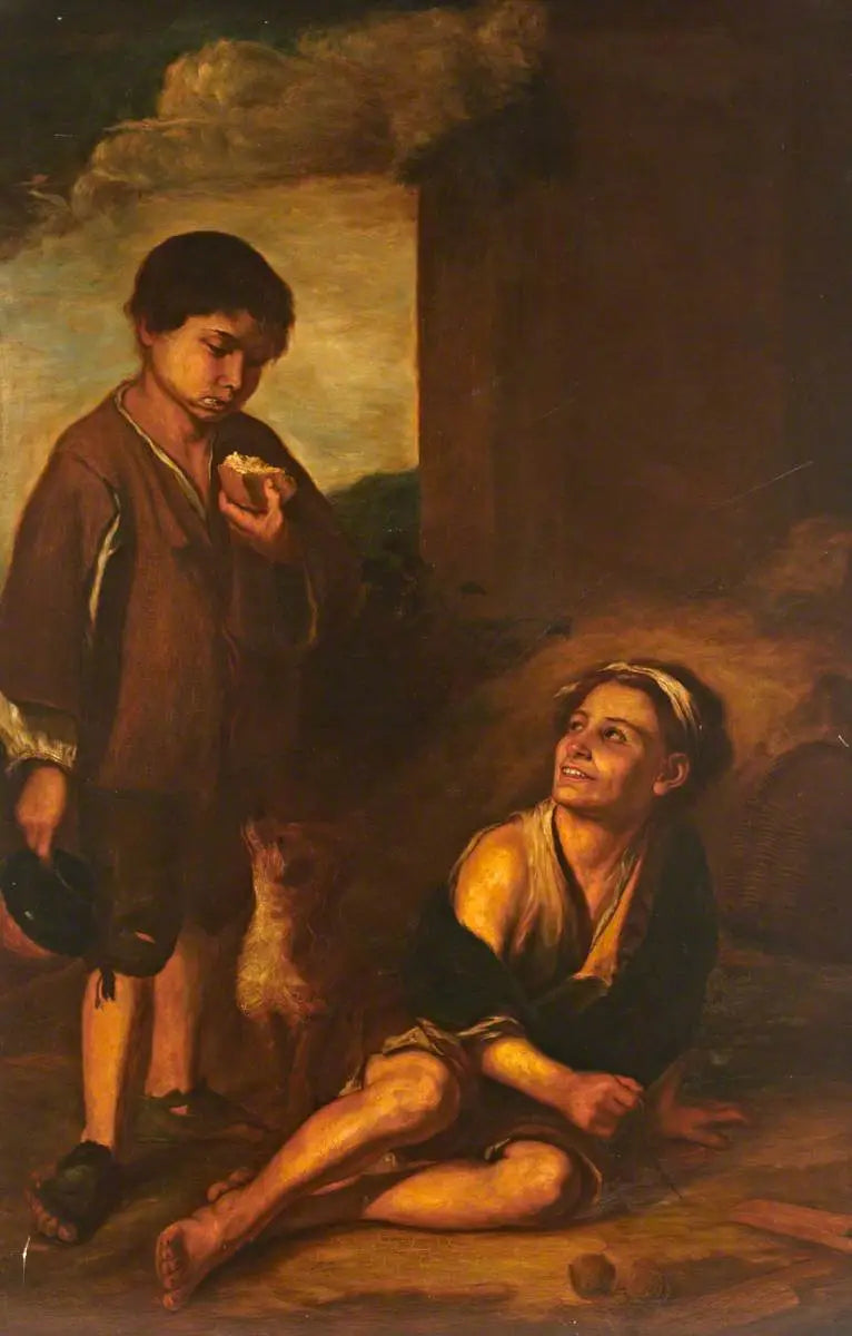 Les garçons mendiants - Bartolomé Esteban Murillo - Alpha Reproduction