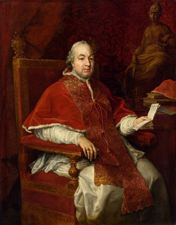 Portrait du pape Pie VI. - Pompeo Batoni - Alpha Reproduction