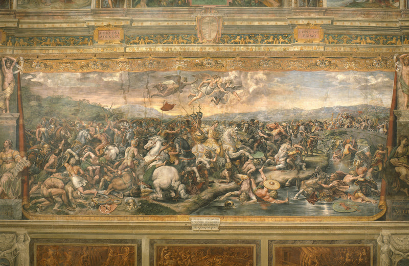 La Bataille du Pont Milvius - Giulio Romano