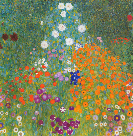 🌸🎨 Zahrada u chaty – Gustav Klimt (kolem roku 1907)