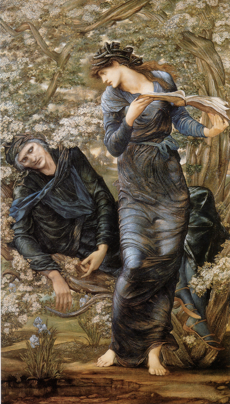 Merlinovo okouzlení - Edward Burne-Jones