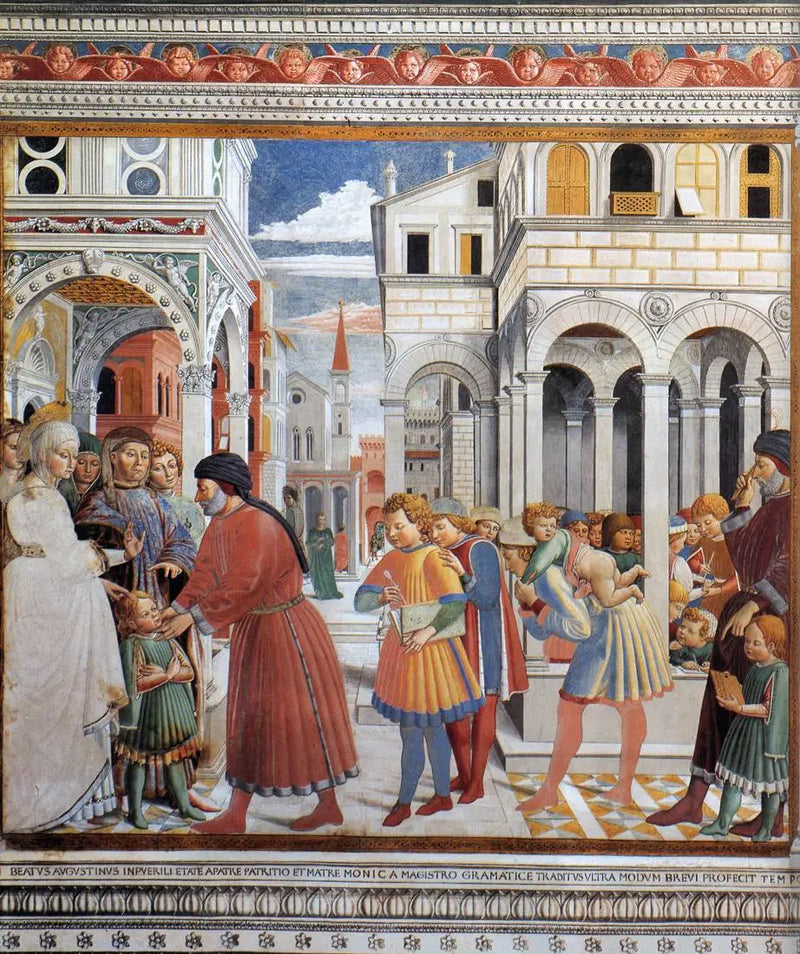 Škola Tagaste - Benozzo Gozzoli
