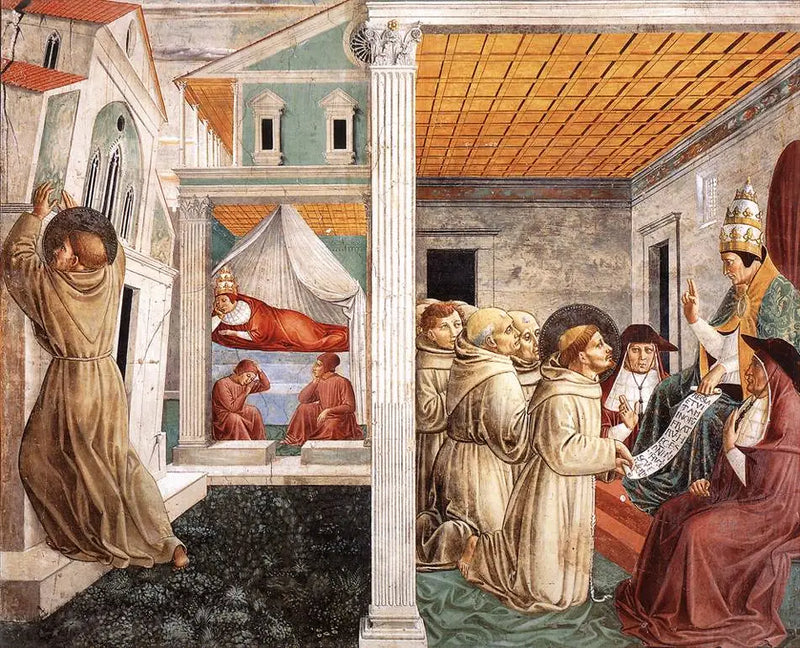 Scény ze života svatého Františka (Scéna 5) - Benozzo Gozzoli