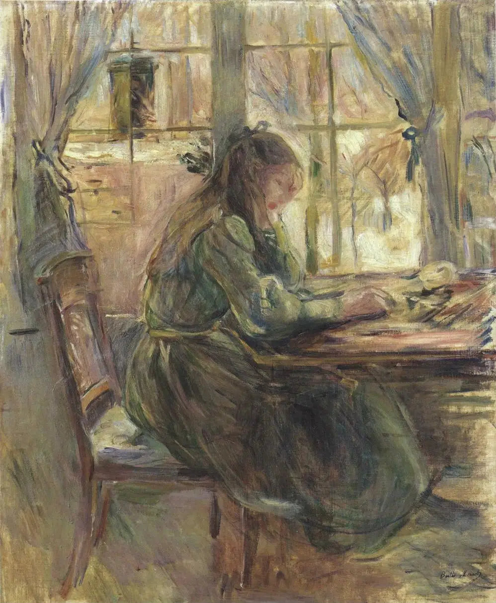 Reproduction du tableau « Julie à table - Berthe Morisot » par Alpha Reproduction en peinture à l’huile