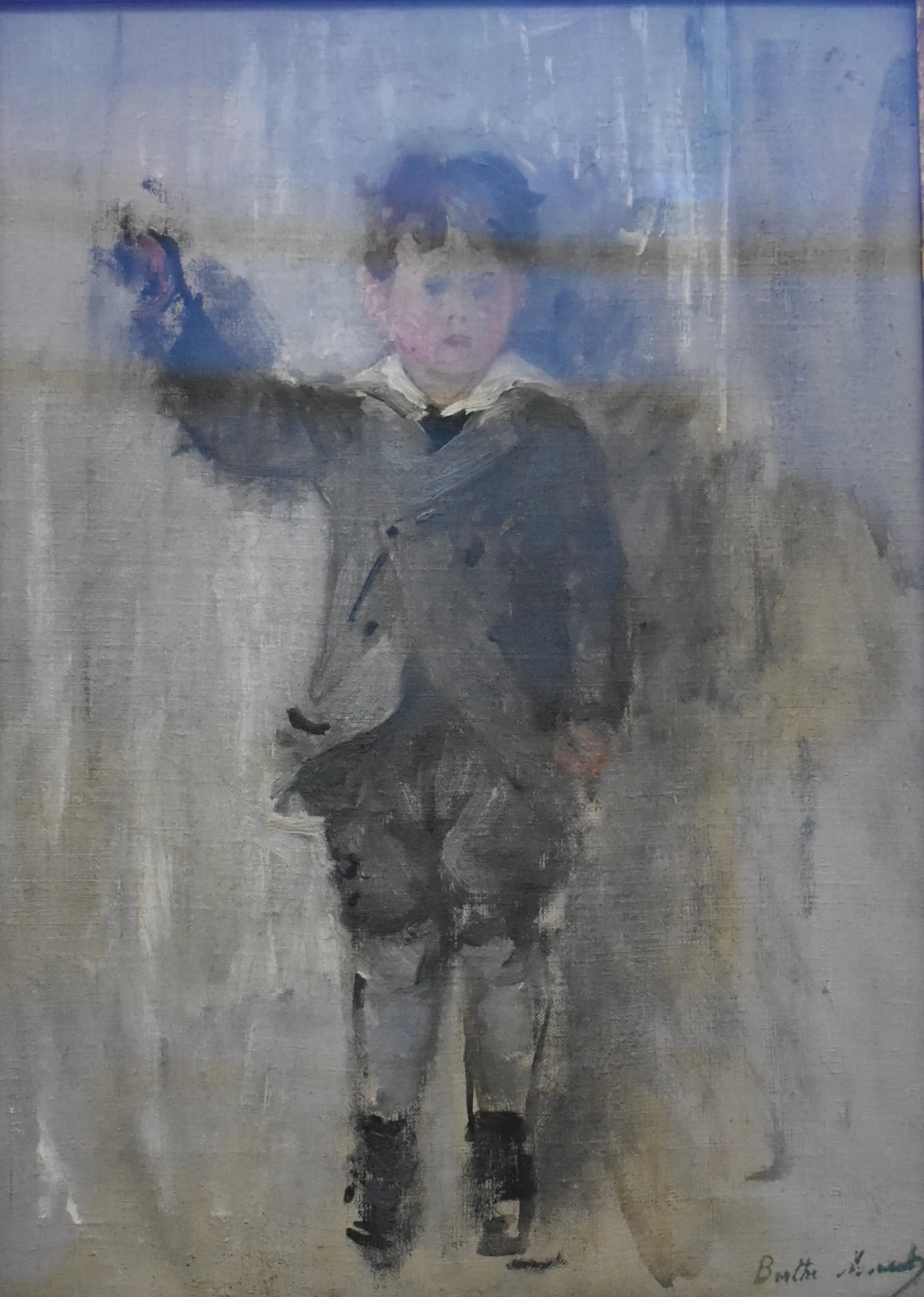 Reproduction du tableau « Le Neveu de Berthe Morisot - Berthe Morisot » par Alpha Reproduction en peinture à l’huile