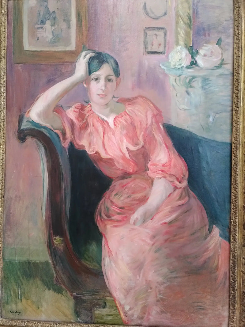 Portrét Jeanne Pontillon - Berthe Morisot