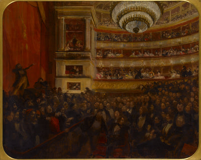 La première d'Hernani. Avant la bataille - Albert Besnard