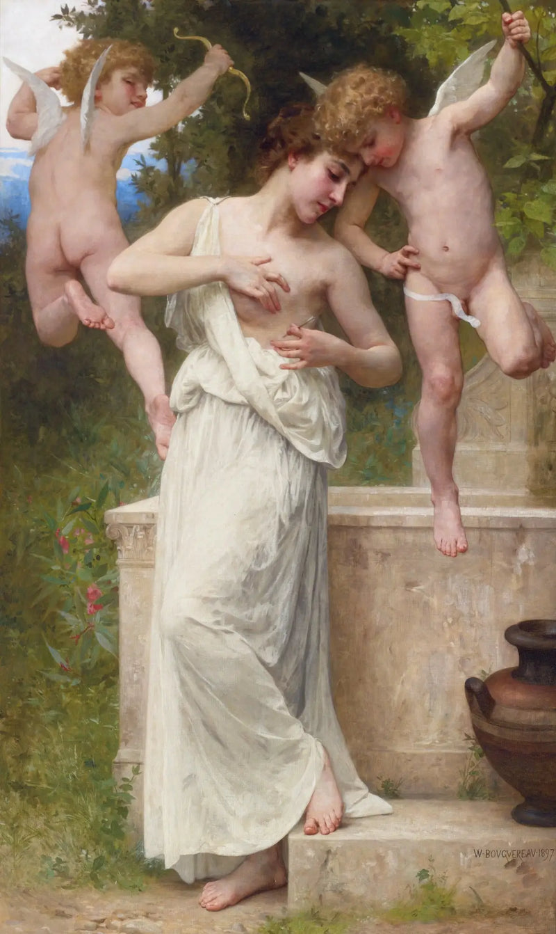 Zranění lásky - Bouguereau