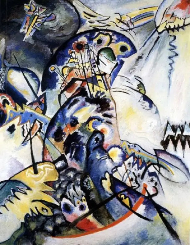 Modrá hřeben - Vassily Kandinsky