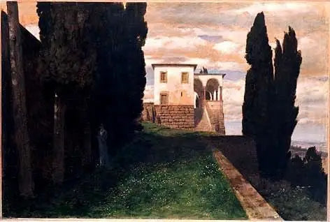 Italská vila na podzim - Arnold Böcklin