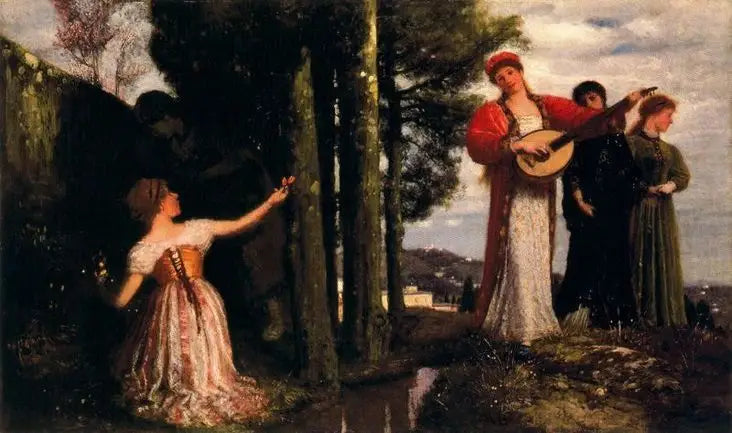 Vois ! Tout droit aux plains - Arnold Böcklin