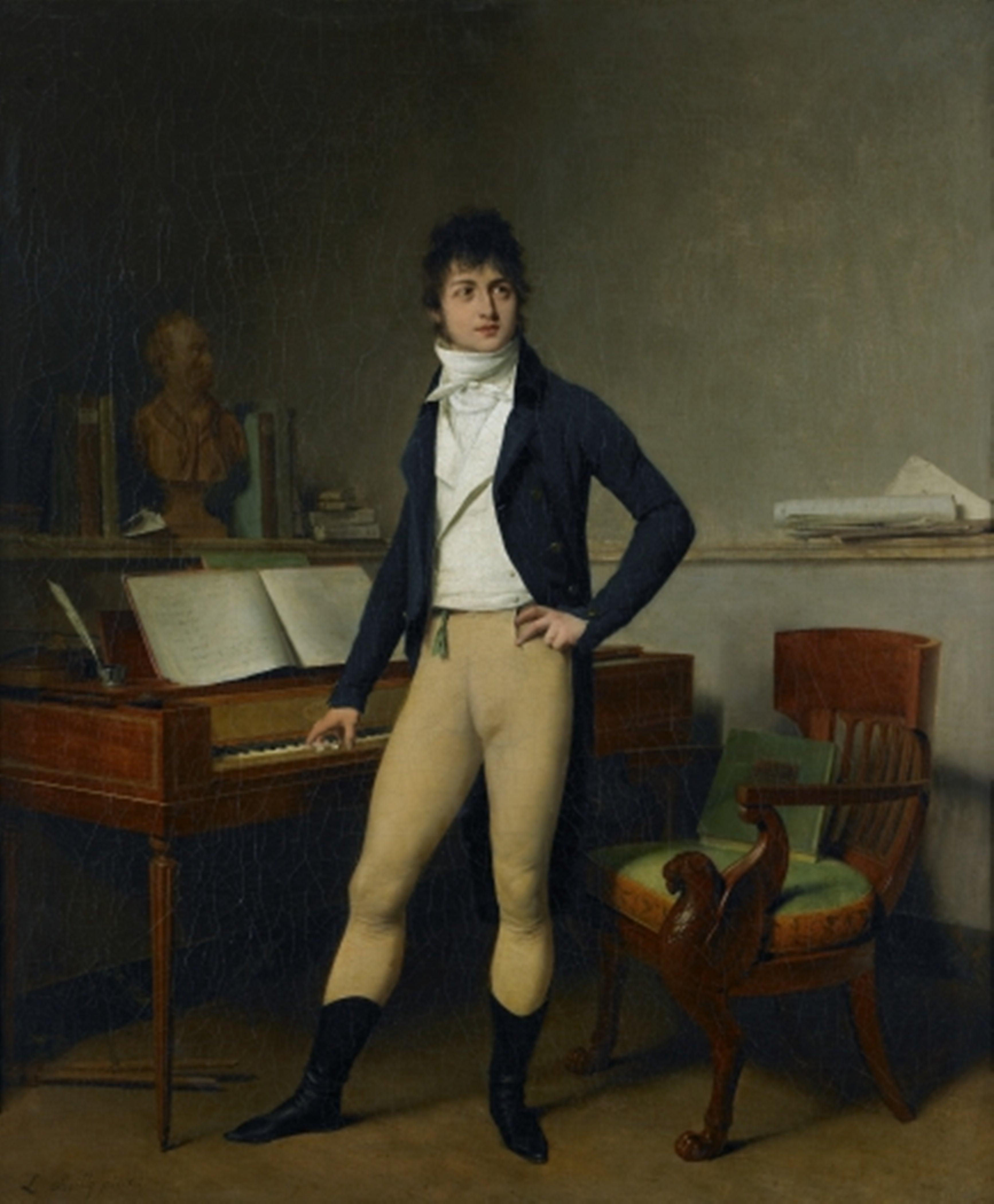 Portrait du compositeur François Adrien Boieldieu - Louis-Léopold Boilly