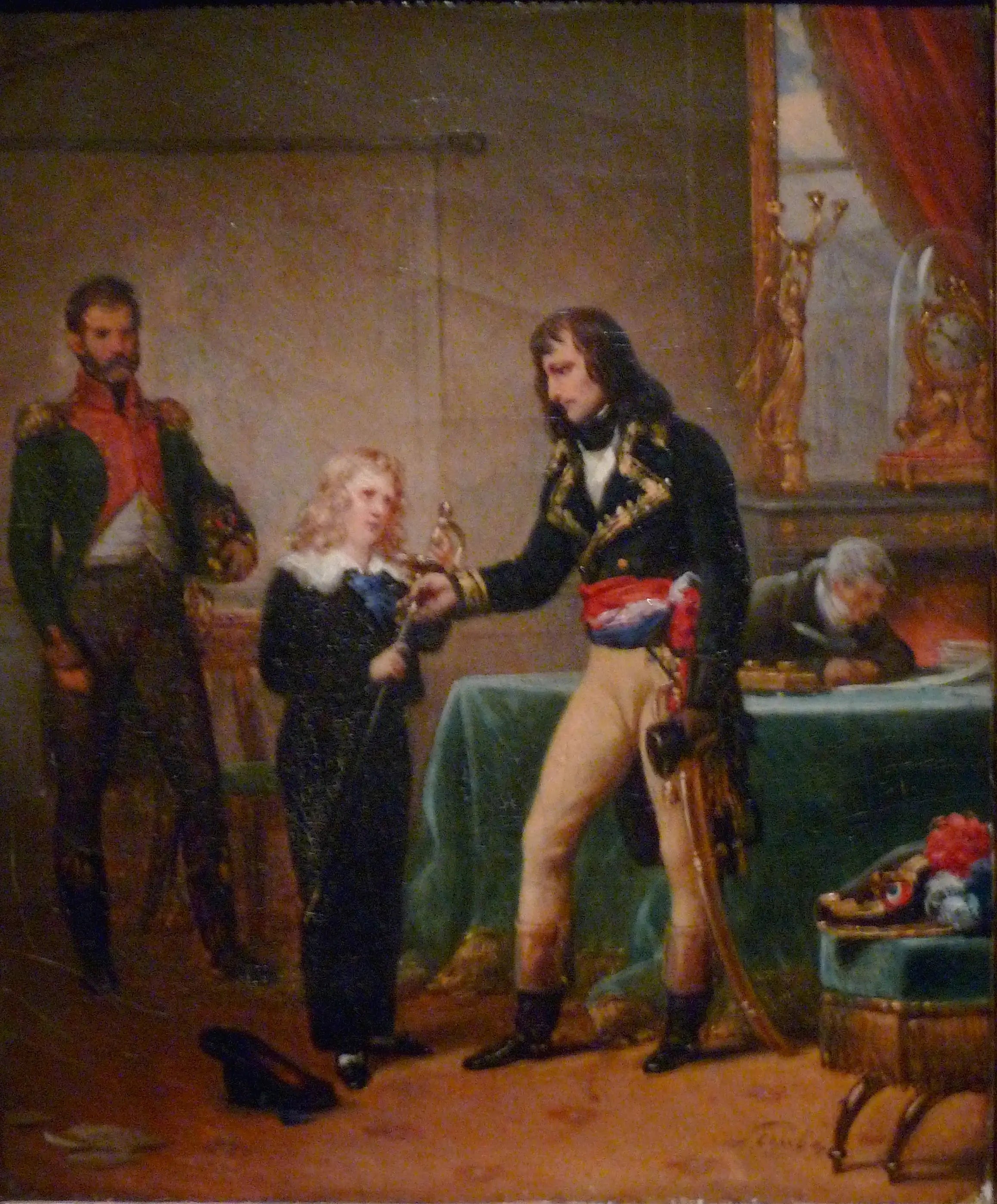Le général Bonaparte remettant au jeune Eugène de Beauharnais l’épée de son père - Charles de Steuben - Alpha