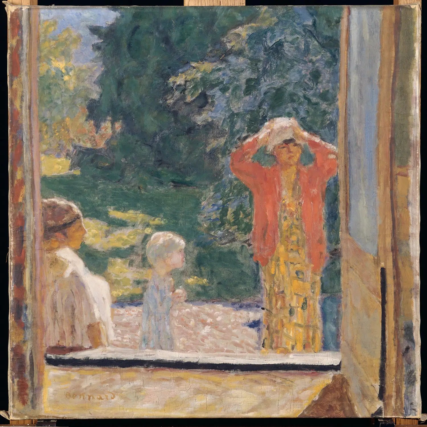 Reproduction du tableau « Devant la fenêtre au Grand-Lemps - Pierre Bonnard » par Alpha Reproduction en peinture à l’huile