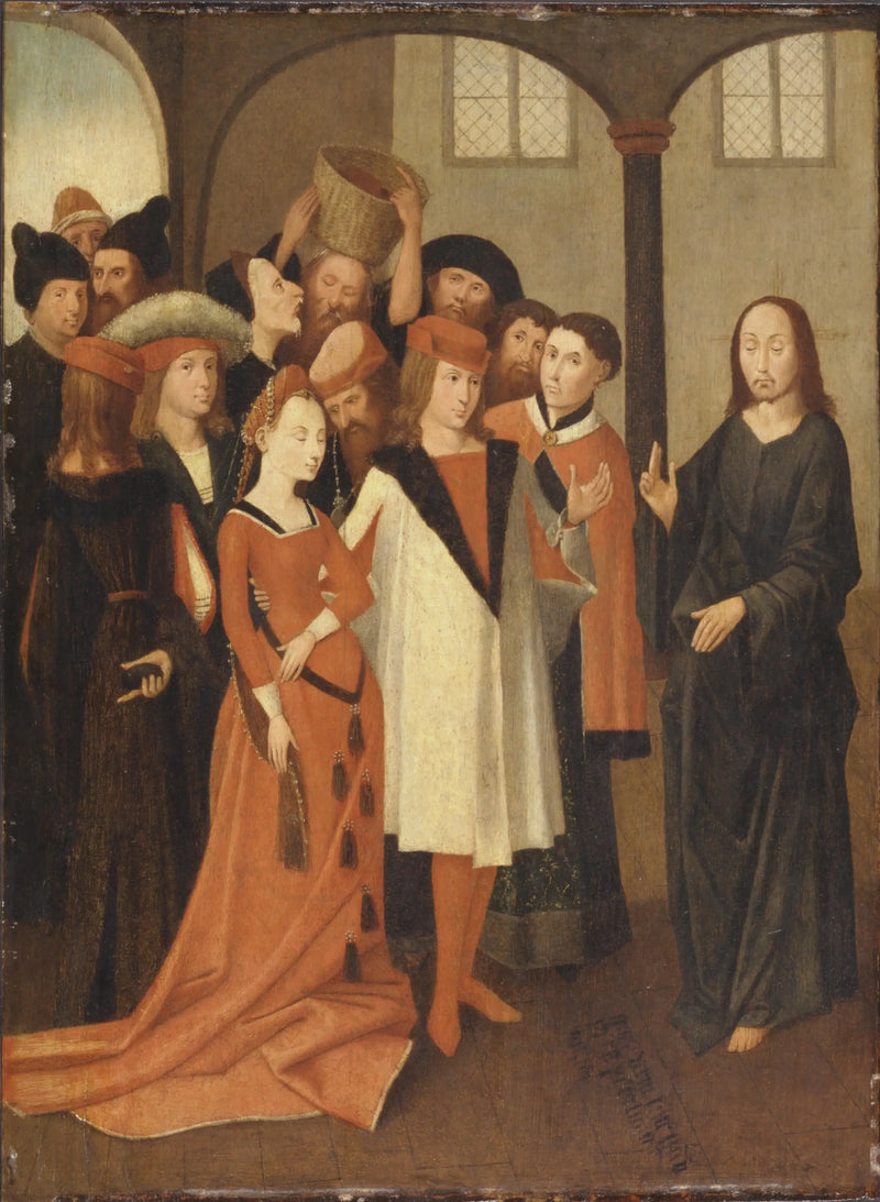 Kristus a žena cizoložnice - Hieronymus Bosch