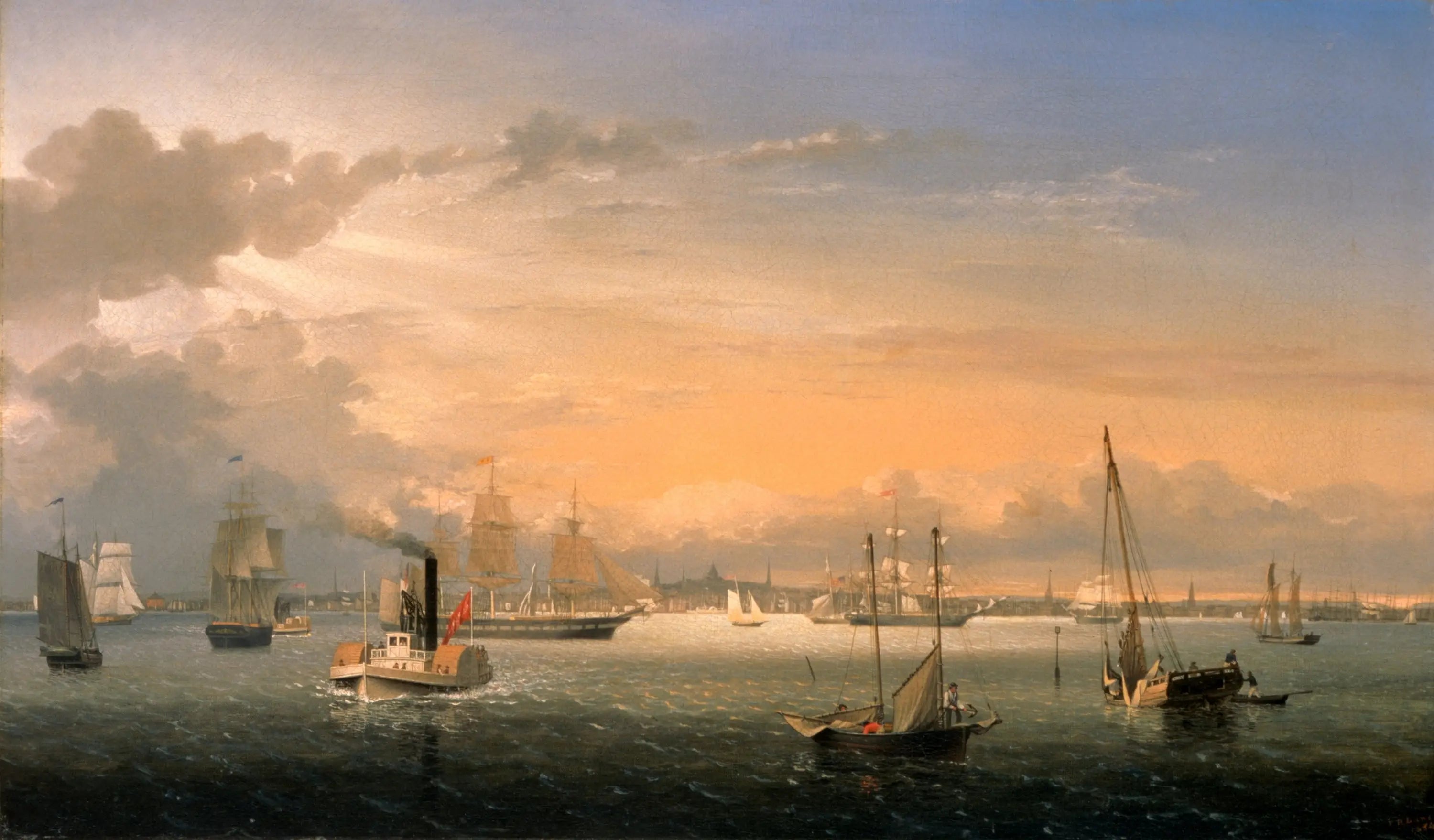 Port de Boston - Fitz Henry Lane - Alpha Reproduction