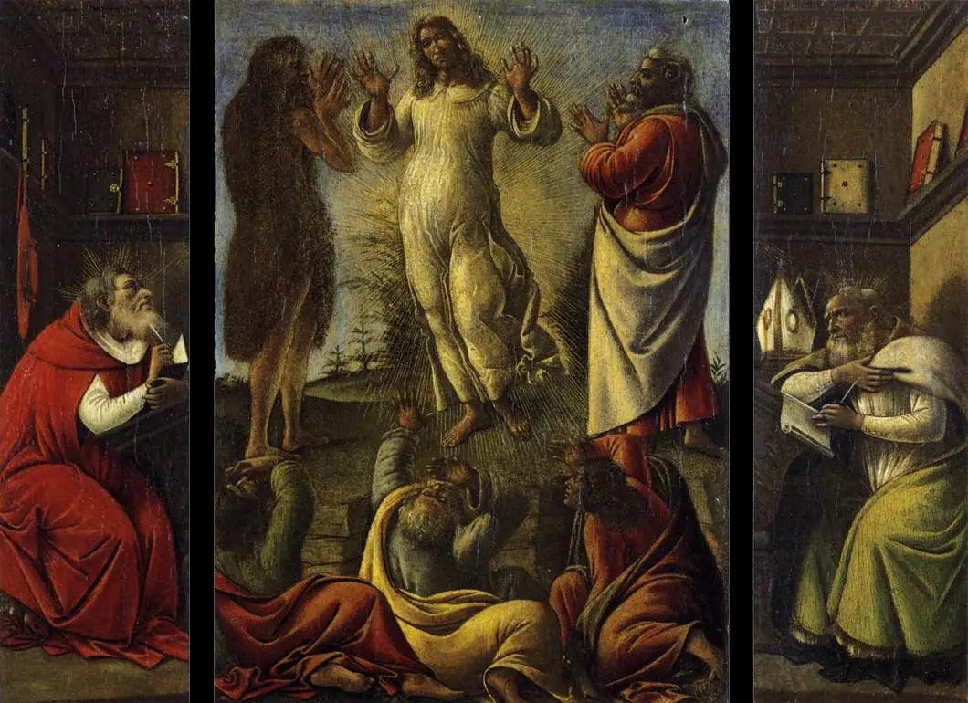 La Transfiguration saint Jérôme et saint Augustin - Sandro Botticelli - Alpha Reproduction