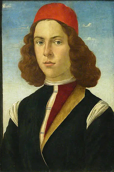 Portrét mladého muže - Sandro Botticelli