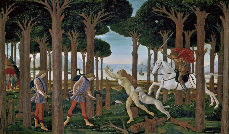 L'Histoire de Nastagio degli Onesti - Sandro Botticelli