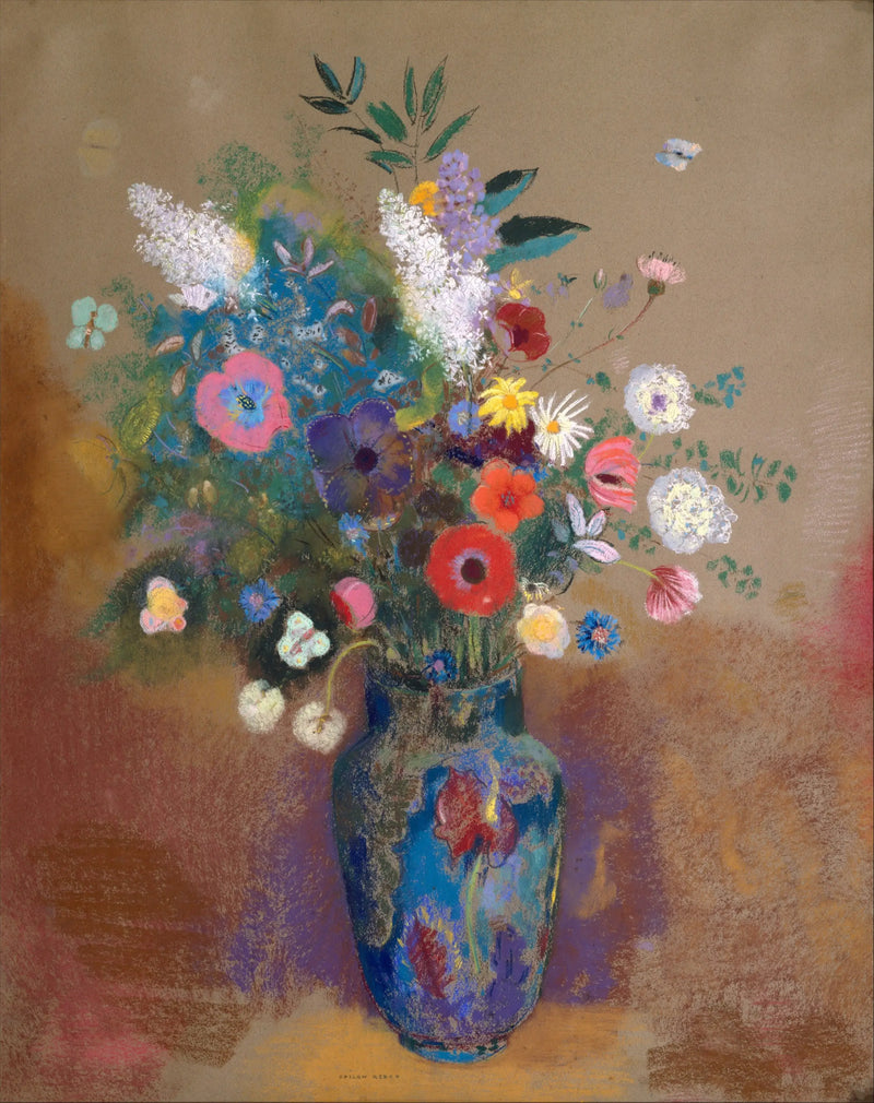 Kytice květin - Odilon Redon