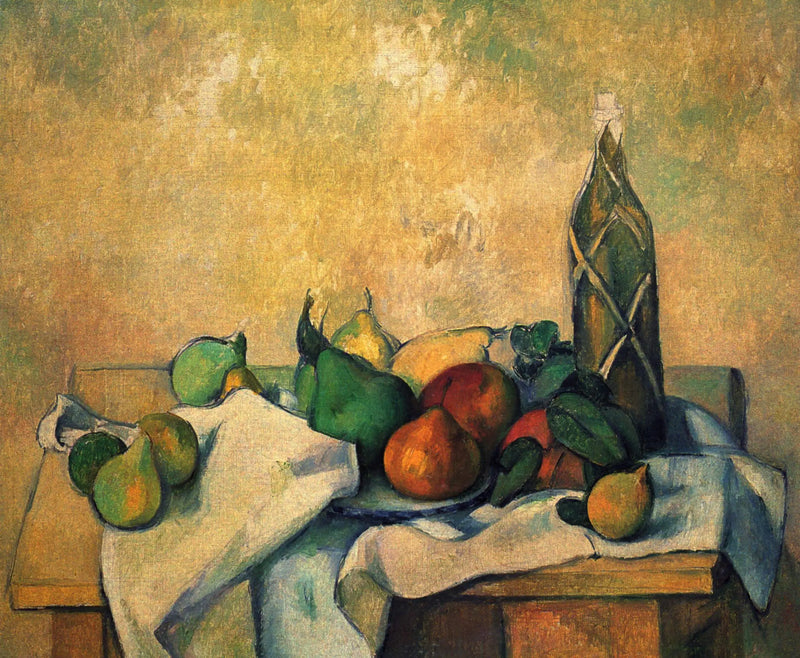 Láhev likéru - Paul Cézanne