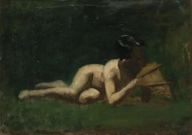 Ležící chlapec - Thomas Eakins