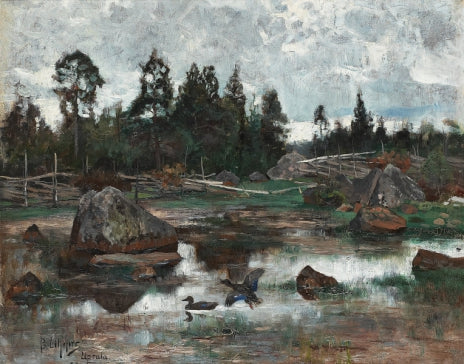 Paysage d'Uppland - Bruno Liljefors