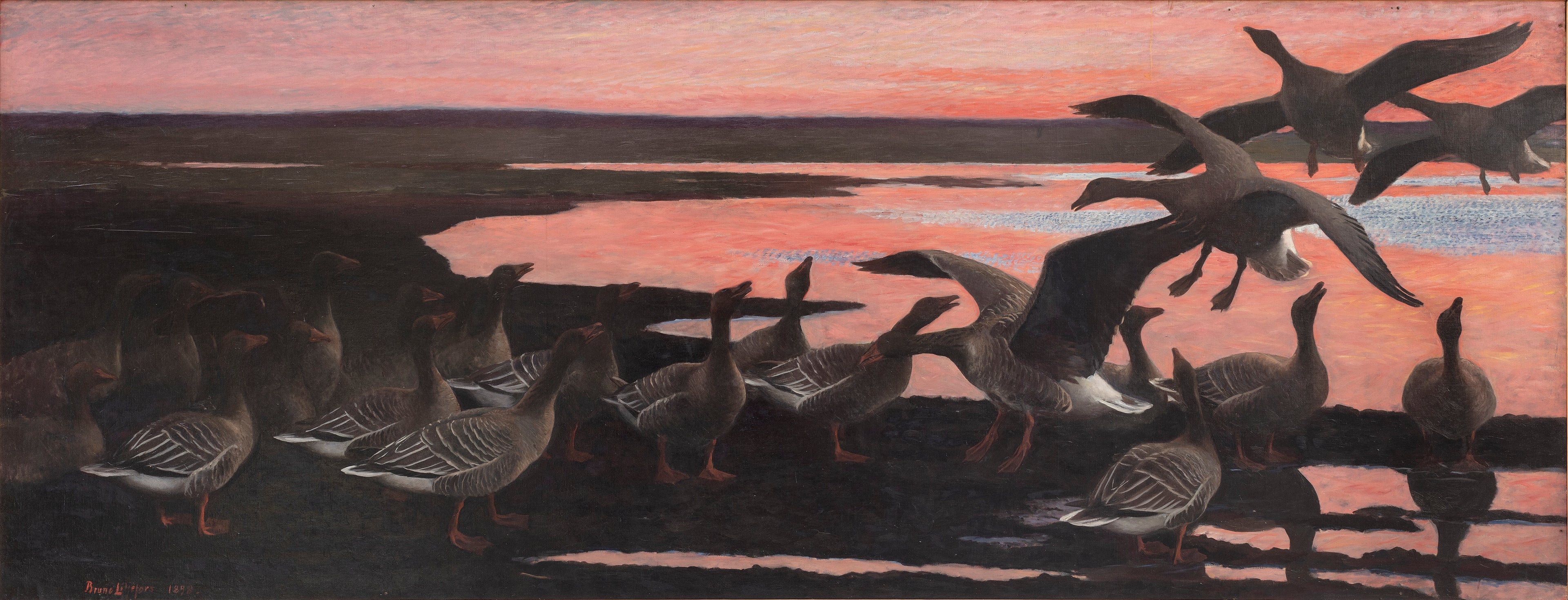 Oies sauvages - Bruno Liljefors