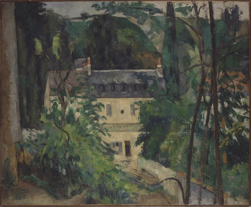 Krajina, okolí Pontoise - Paul Cézanne