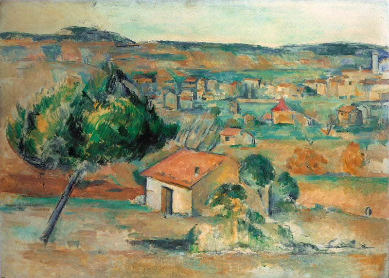 Gardanne viděné z Claou - Paul Cézanne