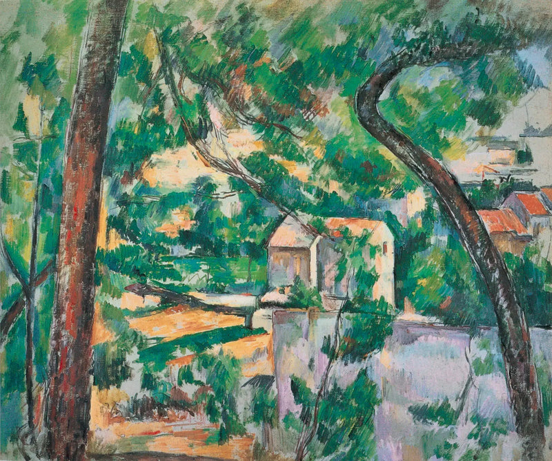 Křivý strom - Paul Cézanne
