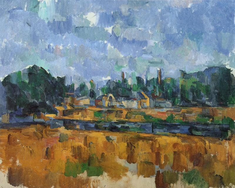 Břehy řeky - Paul Cézanne
