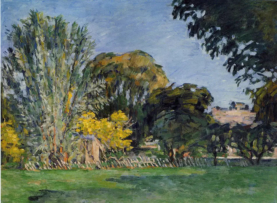 Reproduction du tableau « Bosquet au Jas de Bouffan - Paul Cézanne » par Alpha Reproduction en peinture à l’huile