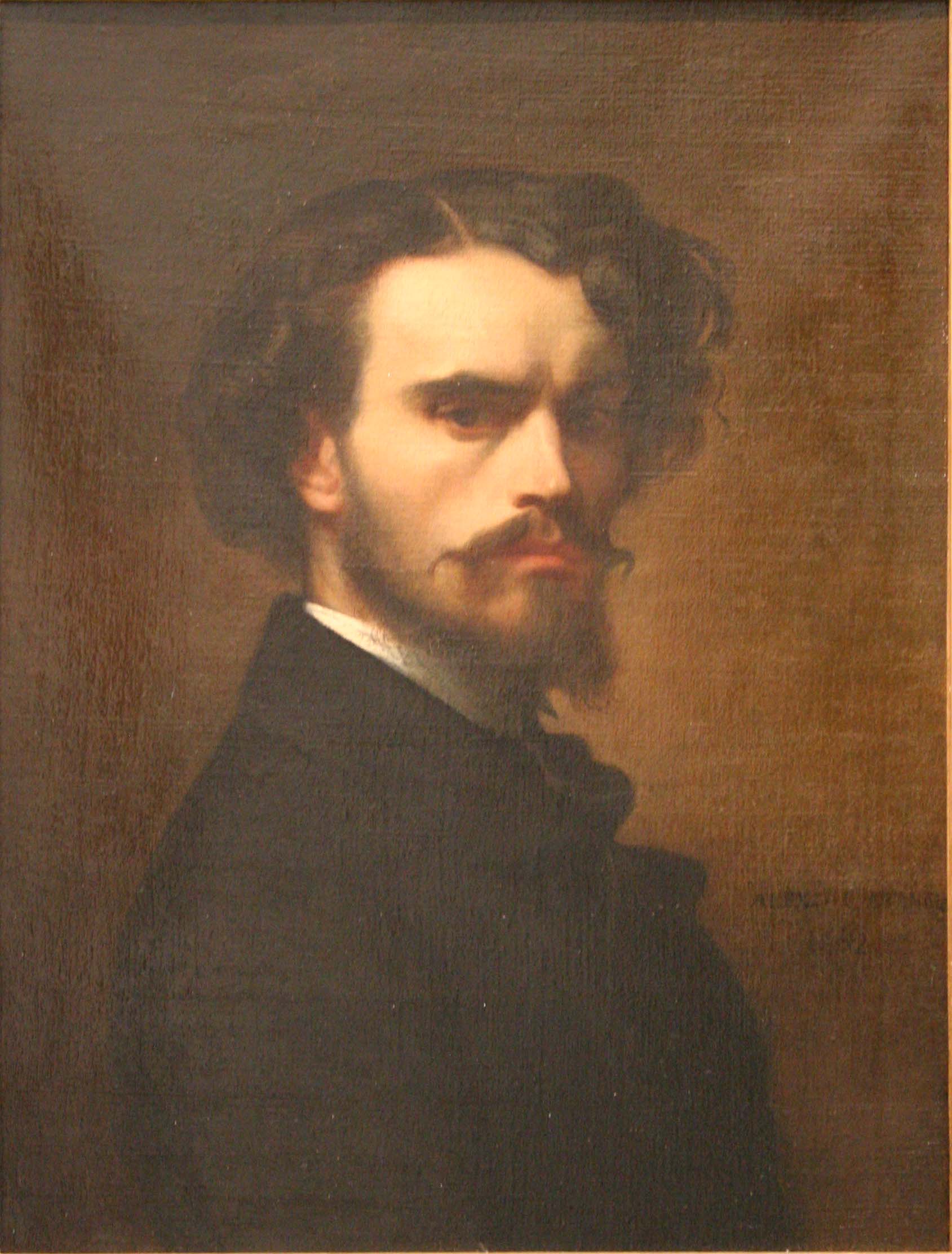 Portrait de l'artiste par lui-même à 29 ans - Alexandre Cabanel
