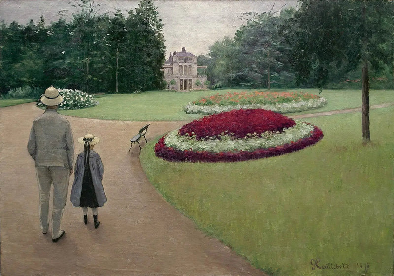 Park majetku Caillebotte v Yerres - Gustave Caillebotte
