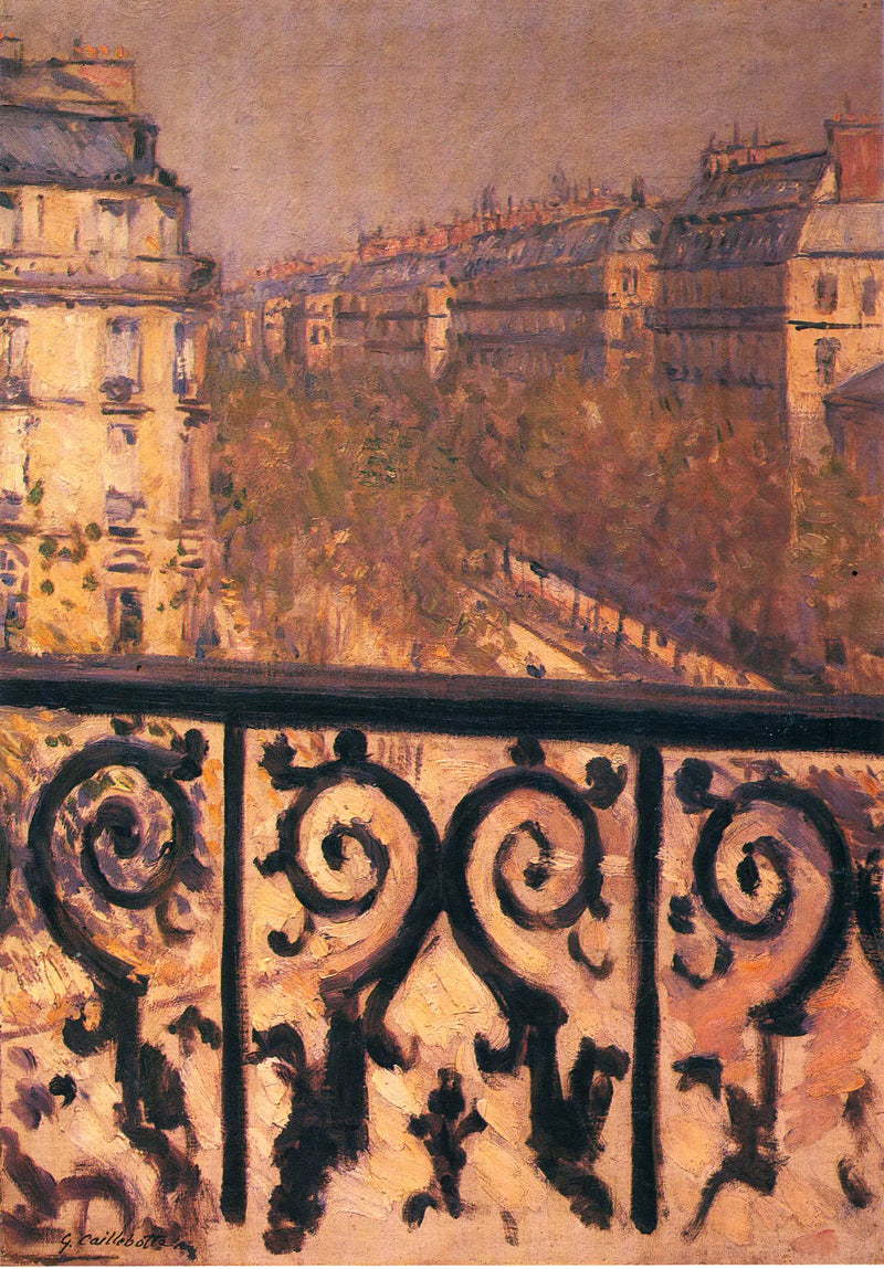 Balkón v Paříži - Gustave Caillebotte