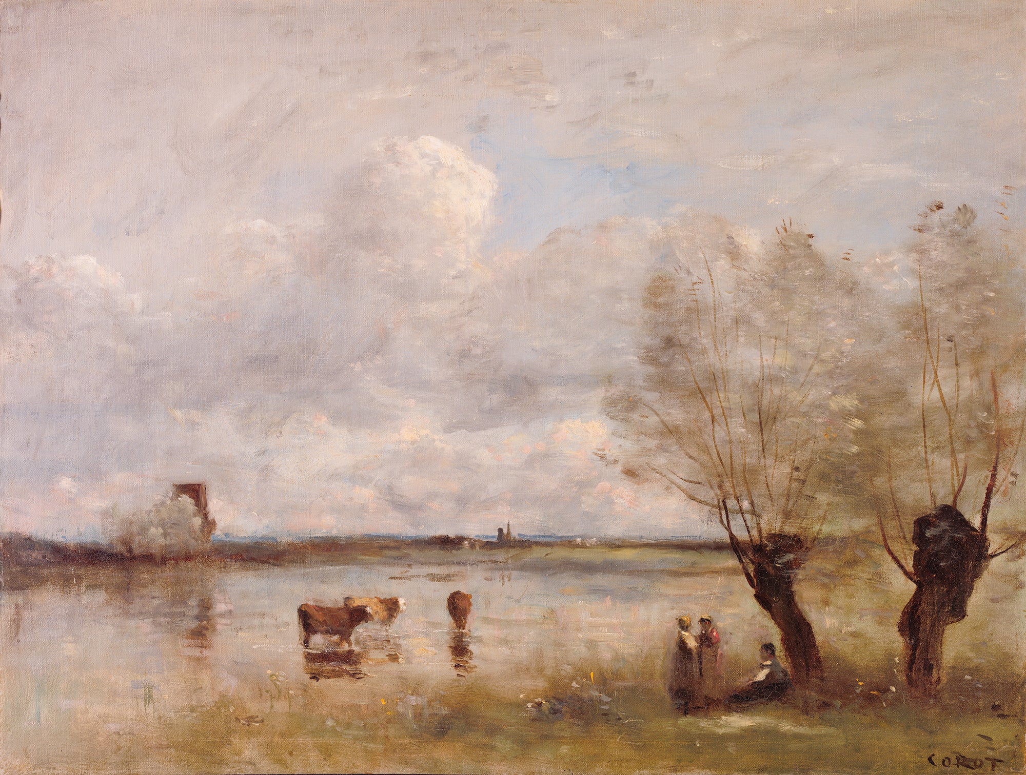 Midi - Jean-Baptiste Camille Corot