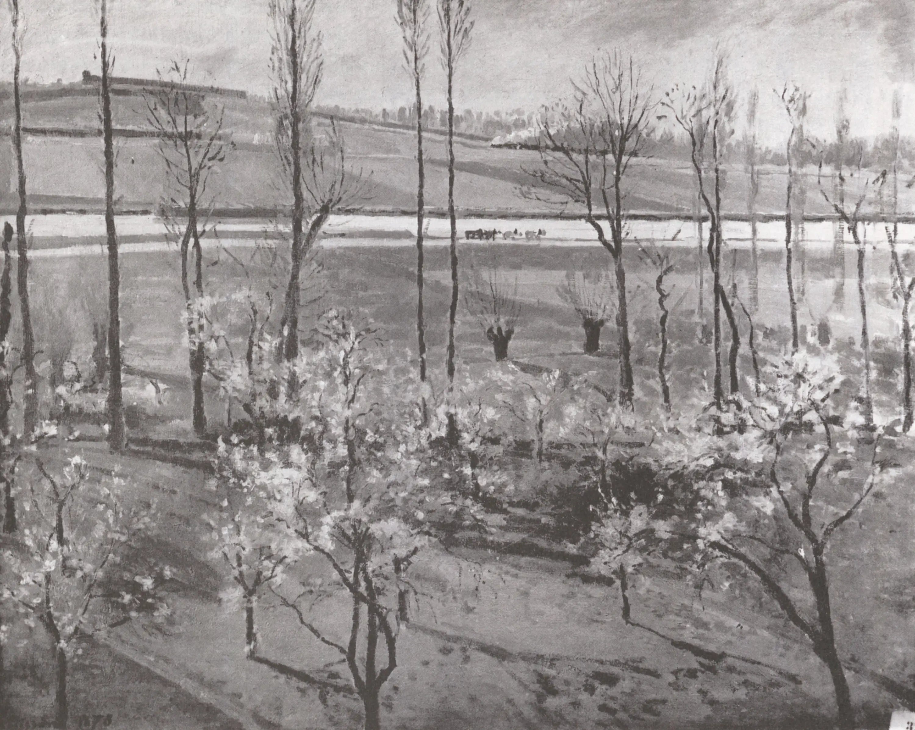 Reproduction du tableau « Bords de l'Oise, le Chou, Pontoise - Camille Pissarro » par Alpha Reproduction en peinture à l’huile