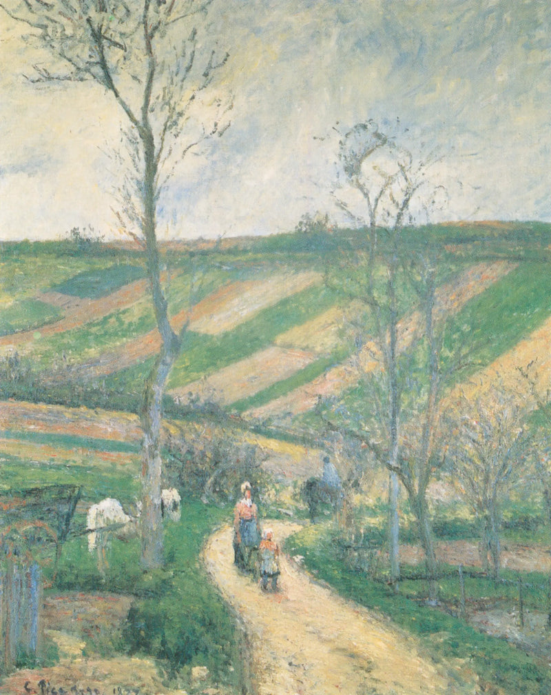 Cesta k Fond de L'Hermitage, Pontoise - Camille Pissarro