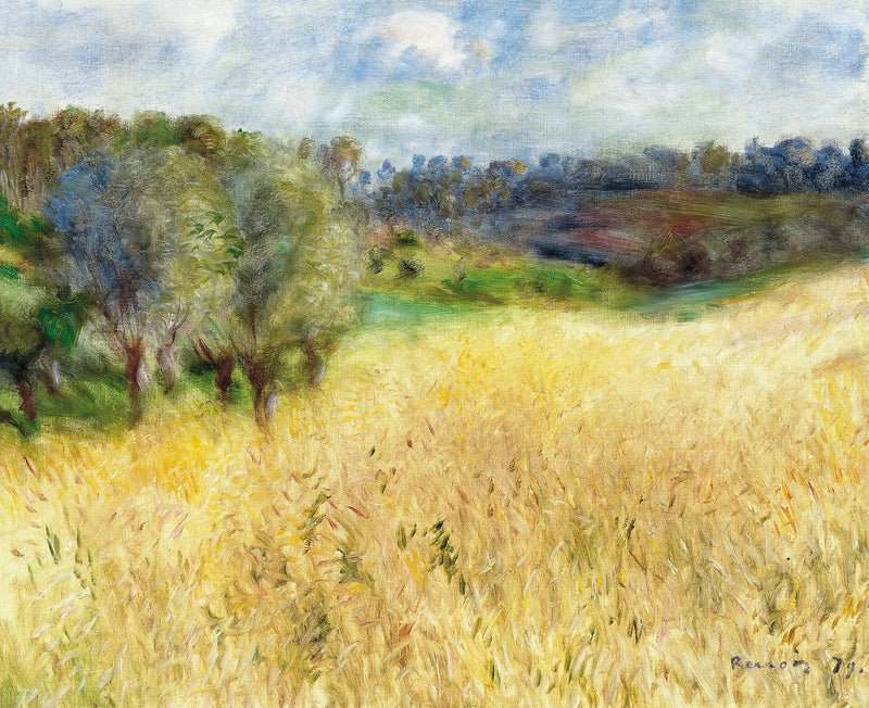 Pšeničné pole - Pierre-Auguste Renoir