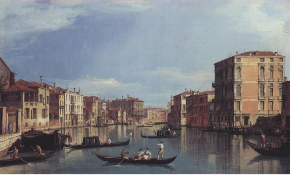 Grand Canal vers l'Est, du Palais Bembo au Palais Vendramin-Calergi - Canaletto