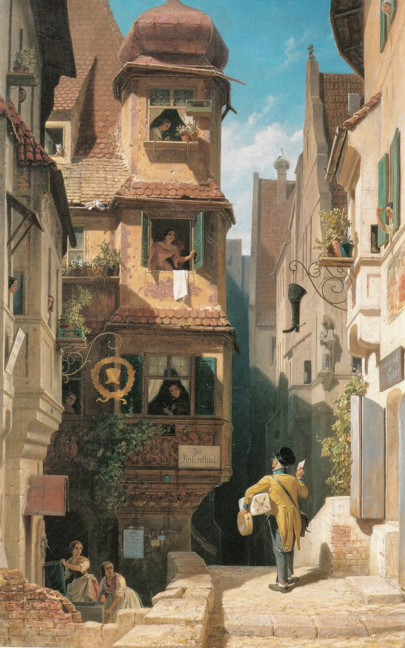 Pošťák u Rosenthala - Carl Spitzweg