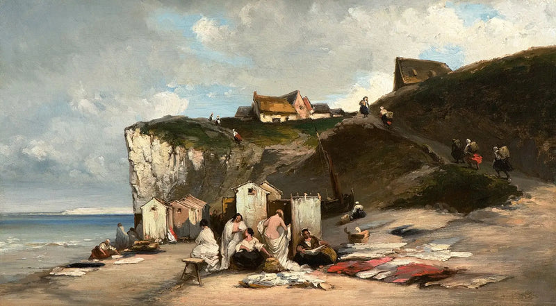 Koupel ženy v Dieppe II - Carl Spitzweg