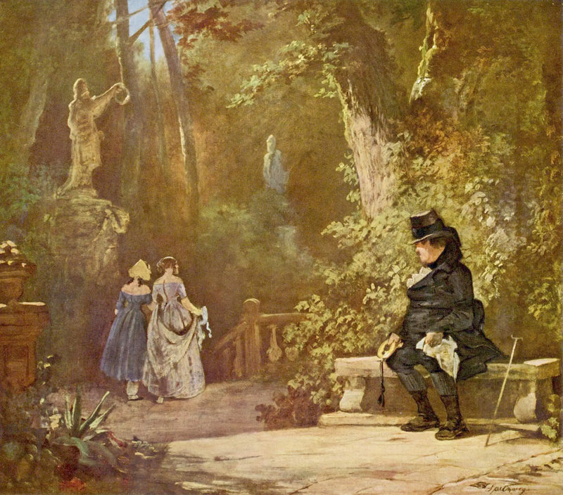 Vdovec - Carl Spitzweg