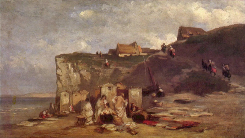 Koupel ženy v Dieppe III - Carl Spitzweg