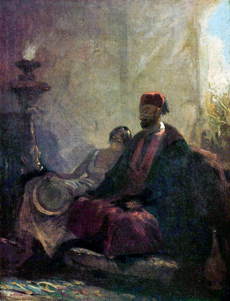 V harému - Carl Spitzweg
