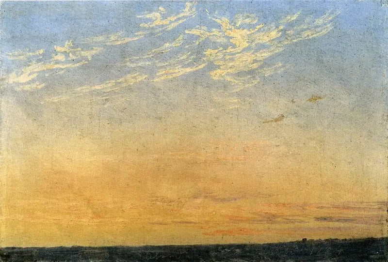 Večer - Caspar David Friedrich