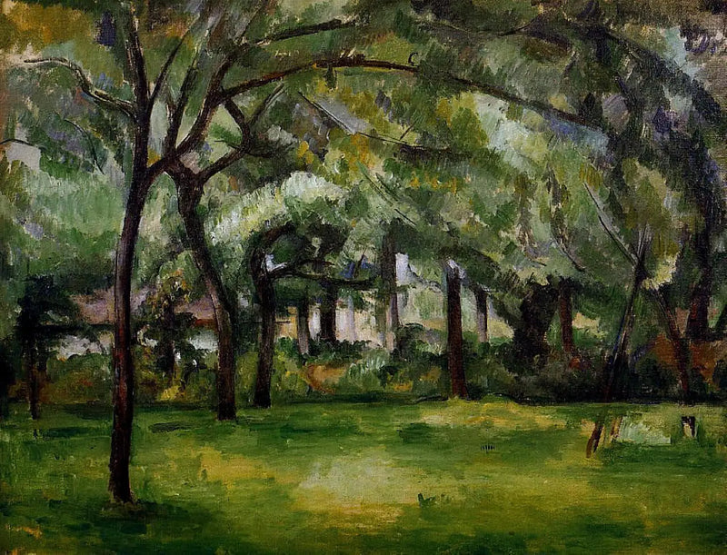 Normandská farma, léto (Hattenville) - Paul Cézanne