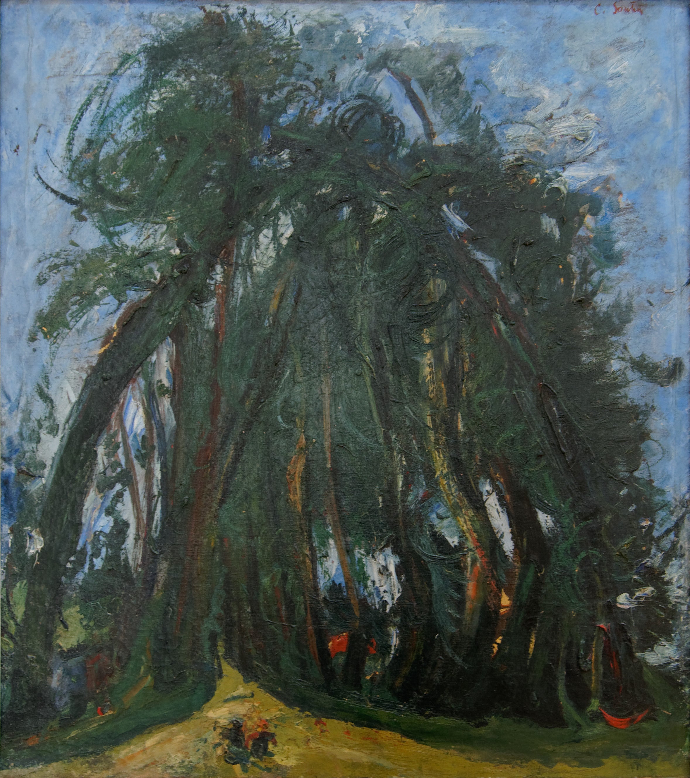 L'Allée d'arbres - Chaïm Soutine