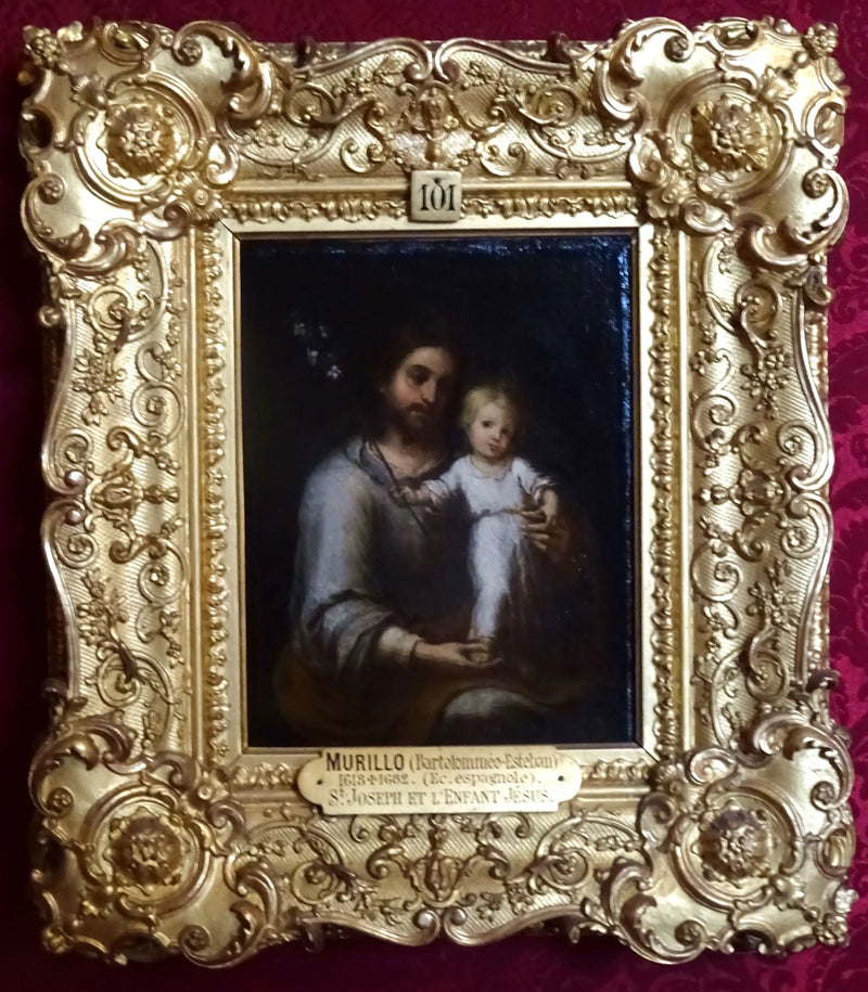 Svatý Josef a Ježíšek - Bartolomé Esteban Murillo